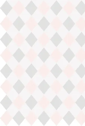 縦書き・アーガイル柄デザインの喪中はがき背景画像(文字なし)