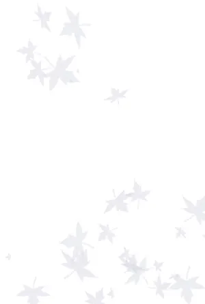 縦書き・紅葉柄デザインの喪中はがき背景画像(文字なし)