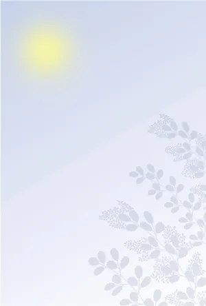 縦書き・月夜柄デザインの喪中はがき背景画像(文字なし)