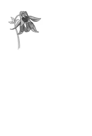 縦書き・モノクロ(白黒)花柄デザイン(2)の喪中はがき背景画像(文字なし)