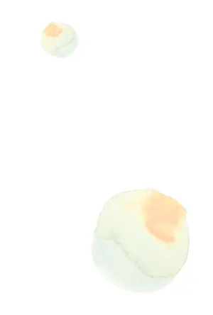 縦書き・水彩柄デザイン(2)の喪中はがき背景画像(文字なし)