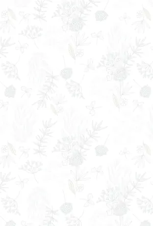 縦書き・草花柄デザイン(2)の喪中はがき背景画像(文字なし)