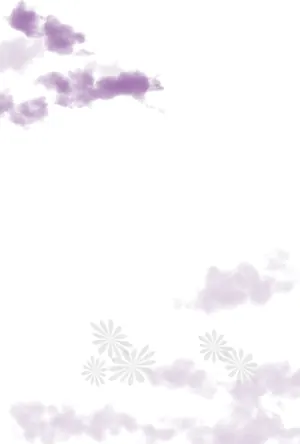 縦書き・おしゃれな菊柄デザインの喪中はがき背景画像（文字なし）