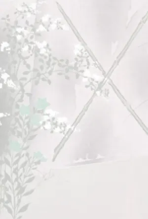 縦書き・和風柄デザインの喪中はがき背景画像（文字なし）