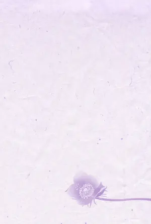 縦書き・ベーシックな花柄デザインの喪中はがき背景画像（文字なし）