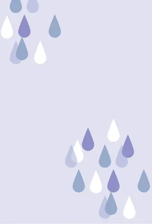 縦書き・水滴柄デザインおしゃれの喪中はがき背景画像(文字なし)