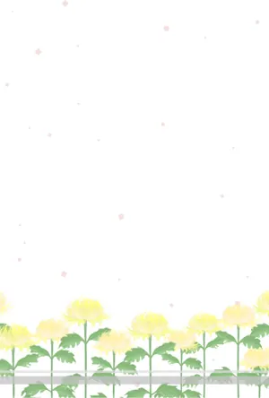 縦書き・菊柄デザイン(1)の喪中はがき背景画像(文字なし)