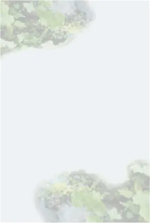 縦書き・沢柄デザインの喪中はがき背景画像(文字なし)
