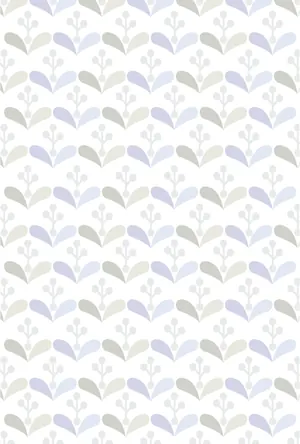 横書き・北欧柄デザインの喪中はがき背景画像(文字なし)